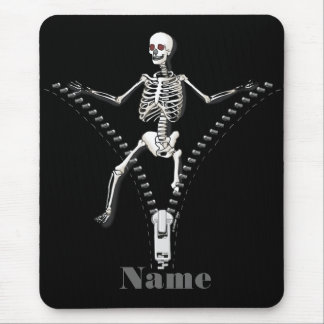 Alfombrilla De Ratón Zipper Skeleton