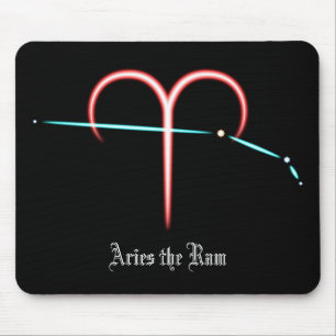 Alfombrilla De Ratón Zodiac Constellation Aries Mouse Pad