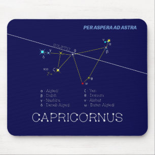 Alfombrilla De Ratón Zodiac Constellation Capricornus