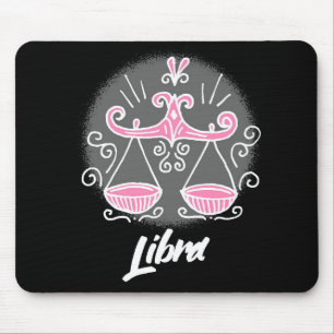Alfombrilla De Ratón Zodiac Libra Symbol Pad Mouse