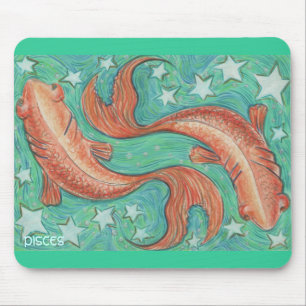 Alfombrilla De Ratón Zodiac Pisces mousepad