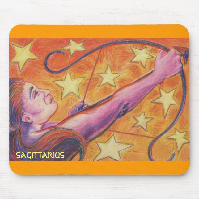 Alfombrilla De Ratón Zodiac Sagittarius mousepad (Frente)