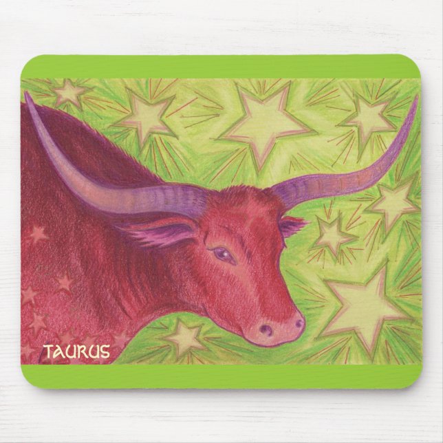 Alfombrilla De Ratón Zodiac Taurus mousepad (Frente)
