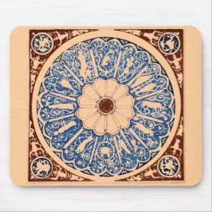 Alfombrilla De Ratón Zodiac Wheel Mouse Pad