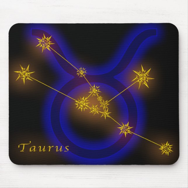 Alfombrilla De Ratón Zodiaco - tauro (Frente)