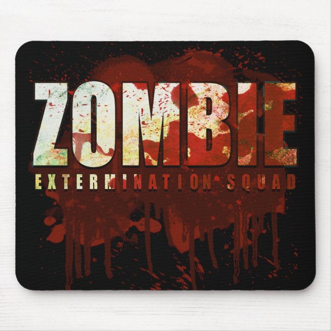Alfombrilla De Ratón Zombi Mousepad (Frente)