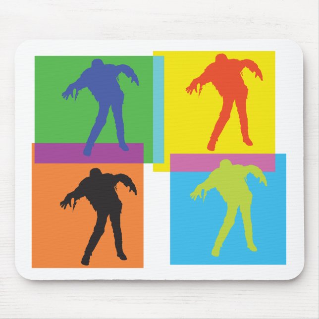 Alfombrilla De Ratón zombi pt2 del estallido (Frente)