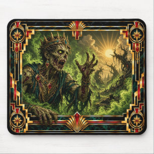 Alfombrilla De Ratón Zombie, Art Deco Mitológico