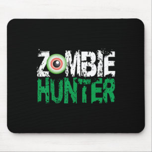 Alfombrilla De Ratón Zombie Hunter Halloween Shirte Cute Con Un Hun Ojo