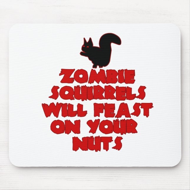 Alfombrilla De Ratón ZombieSquirrelpng (Frente)