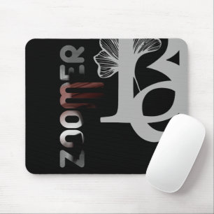 Alfombrilla De Ratón ZOOMER Mousepad Trend Resumen Arte Polvo Negro