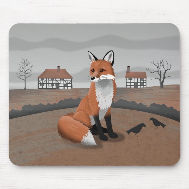 Alfombrilla De Ratón Zorro (Frente)