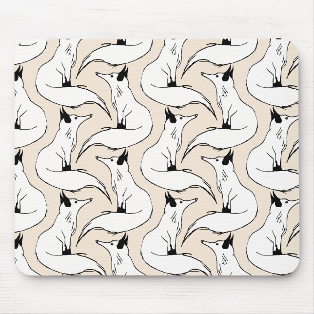 Alfombrilla De Ratón Zorros árticos (Frente)