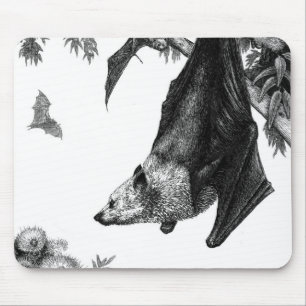 Alfombrilla De Ratón Zorros de vuelo Mousepad
