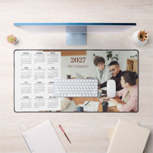 Alfombrilla grande de calendario empresarial perso