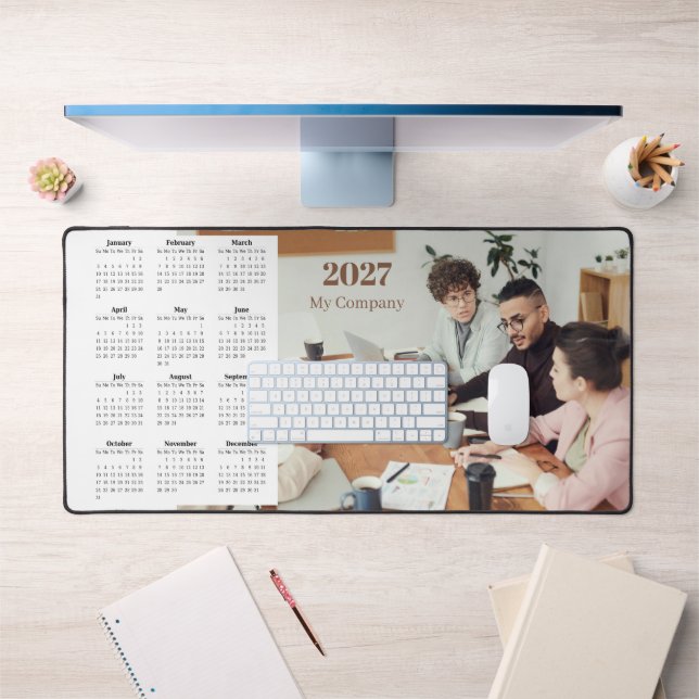 Alfombrilla grande de calendario empresarial perso (Oficina 1)