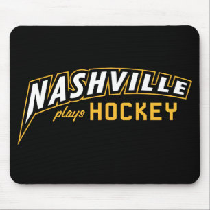 Alfombrilla negra de ratón de Nashville juega hock