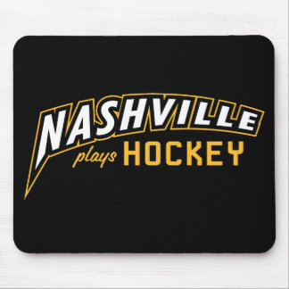 Alfombrilla negra de ratón de Nashville juega hock