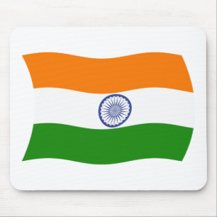 Alfombrilla para ratón con la bandera de la India