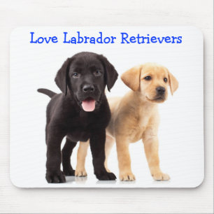 Alfombrilla para ratón de cachorros de Labrador Re