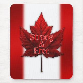 Alfombrilla para ratón de Canadá Roja Hoja de Arce