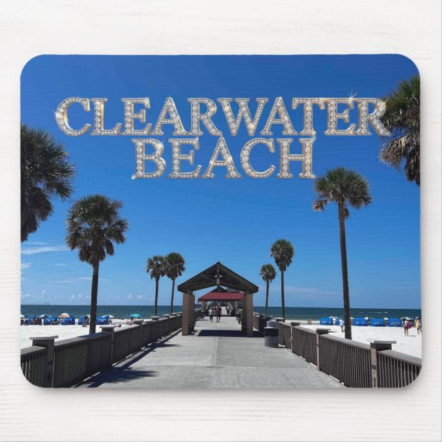 Alfombrilla para ratón de Clearwater Beach Florida (Frente)