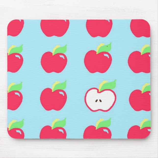 Alfombrilla para ratón de diseño Apple (Frente)