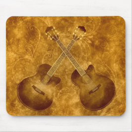 Alfombrilla para ratón de guitarras acústicas vint