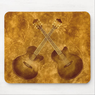 Alfombrilla para ratón de guitarras acústicas vint