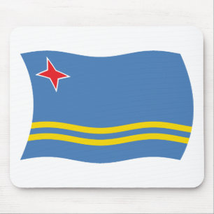 Alfombrilla para ratón de la bandera de Aruba