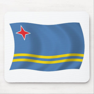 Alfombrilla para ratón de la bandera de Aruba