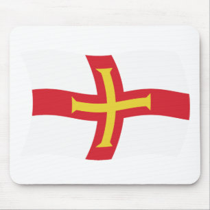 Alfombrilla para ratón de la bandera de Guernsey