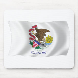 Alfombrilla para ratón de la bandera de Illinois