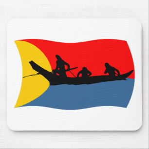Alfombrilla para ratón de la bandera de la tribu C