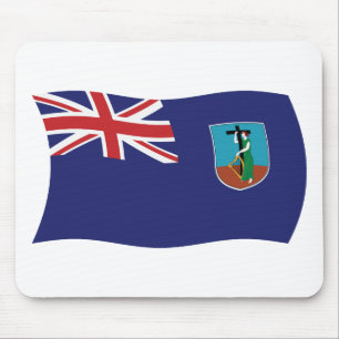 Alfombrilla para ratón de la bandera de Montserrat
