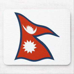 Alfombrilla para ratón de la bandera de Nepal