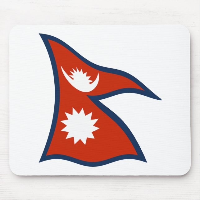 Alfombrilla para ratón de la bandera de Nepal (Frente)