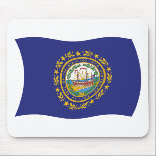 Alfombrilla para ratón de la bandera de New Hampsh