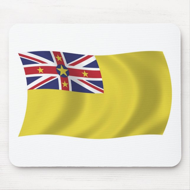 Alfombrilla para ratón de la bandera de Niue (Frente)