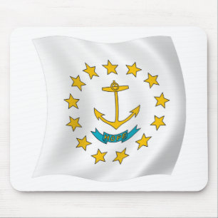 Alfombrilla para ratón de la bandera de Rhode Isla