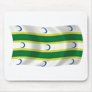 Alfombrilla para ratón de la bandera de Turkmenist