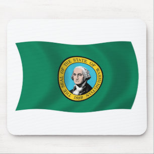 Alfombrilla para ratón de la bandera de Washington