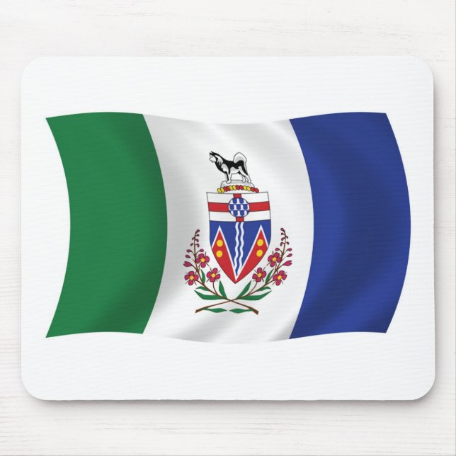 Alfombrilla para ratón de la bandera de Yukon (Frente)