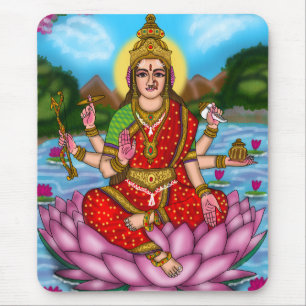 Alfombrilla para ratón de la Diosa Lakshmi