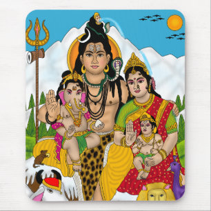 Alfombrilla para ratón de la familia Shiva