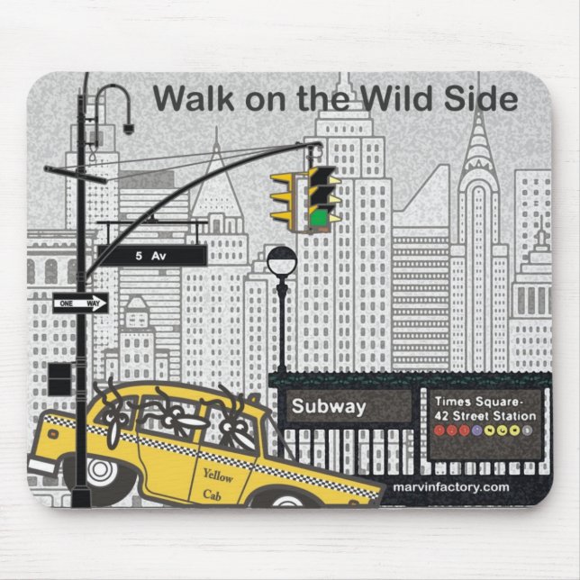 Alfombrilla para ratón de Marvin en New York (Frente)