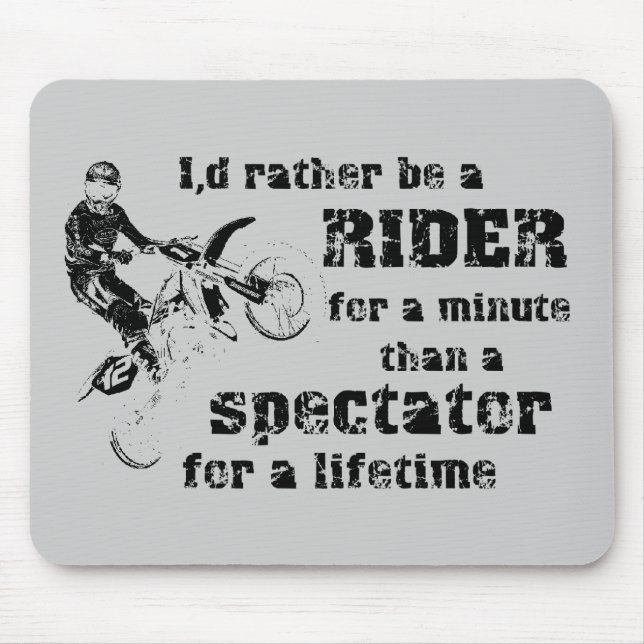 Alfombrilla para ratón de motocross de bicicleta d (Frente)