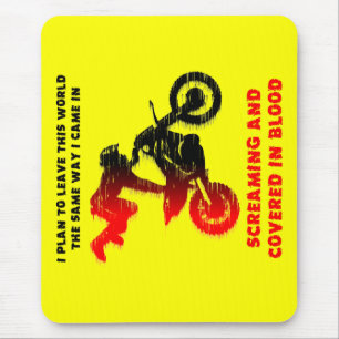 Alfombrilla para ratón de Motocross de Moto de Tie
