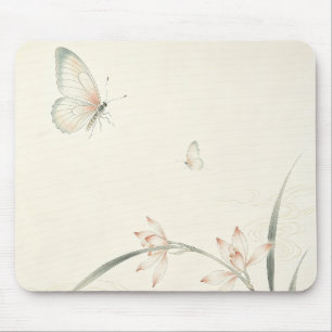 Alfombrilla para ratón minimalista de orquídea mar