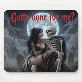 Alfombrilla sexy de Halloween para ratón - "¿Tiene